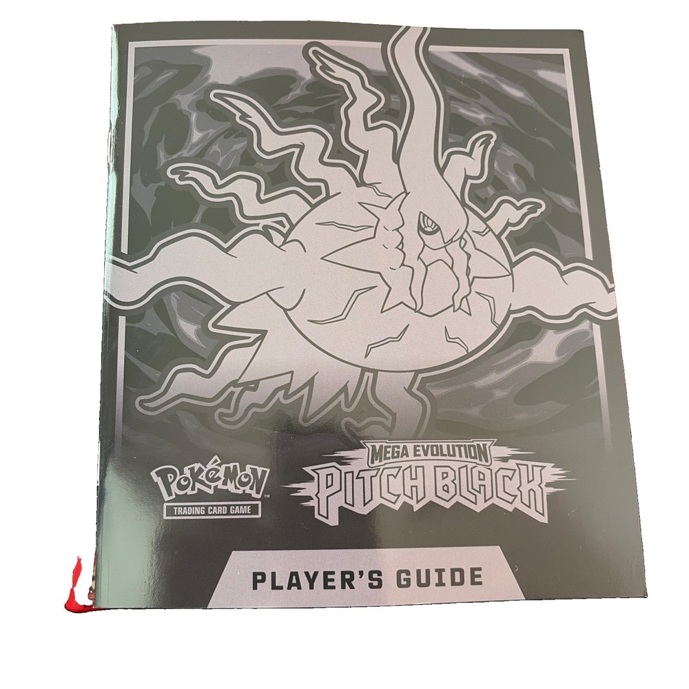 Pokémon TCG Mega Evolution: Pitch Black Player's Guide English Booklet NEW